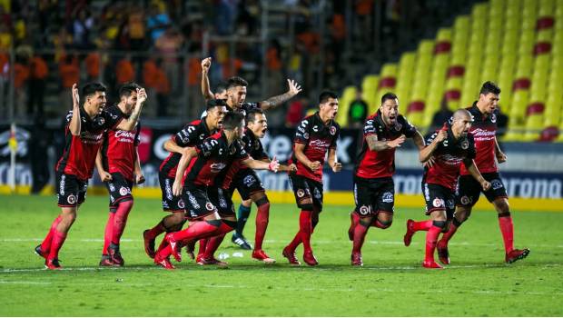 Xolos luego de ganar en penaltis.