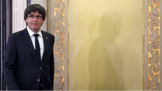 Carles Puigdemont, presidente de Cataluña