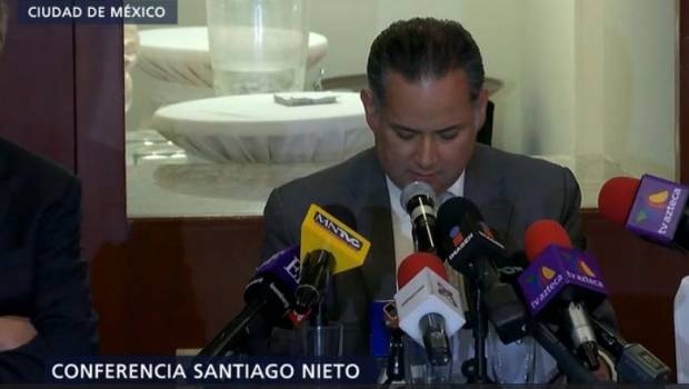 Me retiro a preparar mi defensa jurídica: Santiago Nieto. Noticias en tiempo real