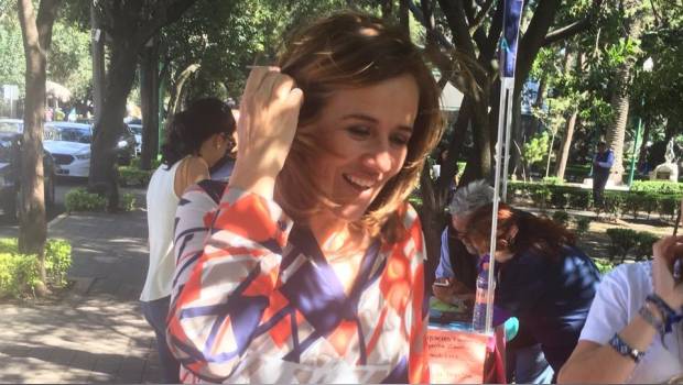 Encabeza Margarita Zavala recolección de firmas en Polanco. Noticias en tiempo real