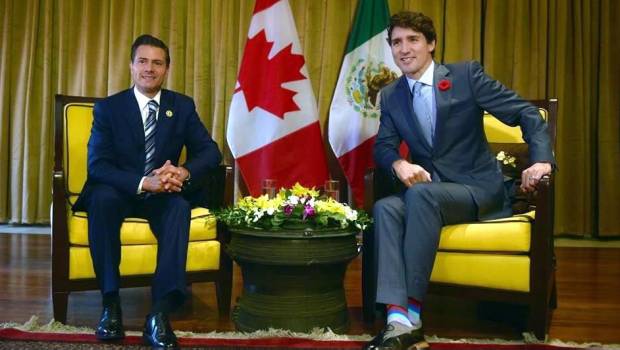 Peña Nieto se reúne con Justin Trudeau. Noticias en tiempo real