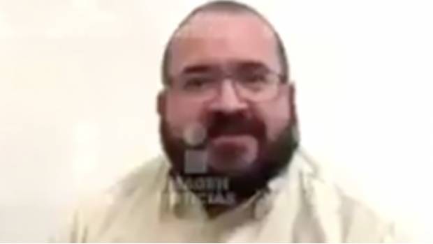 Manda Javier Duarte mensaje desde prisión. Noticias en tiempo real