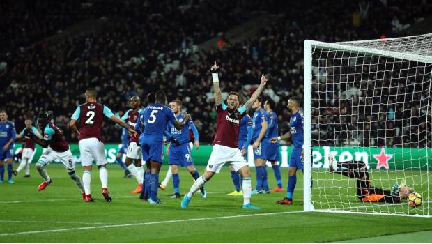 Los Hammers rescataron un punto ante el Leicester 