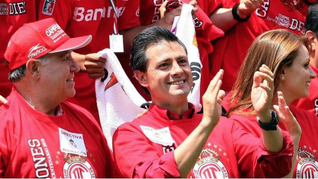 EPN pide al Toluca ser campeón antes de que deje la presidencia. Noticias en tiempo real