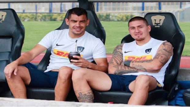 Alcoba y Castillo en entrenamiento