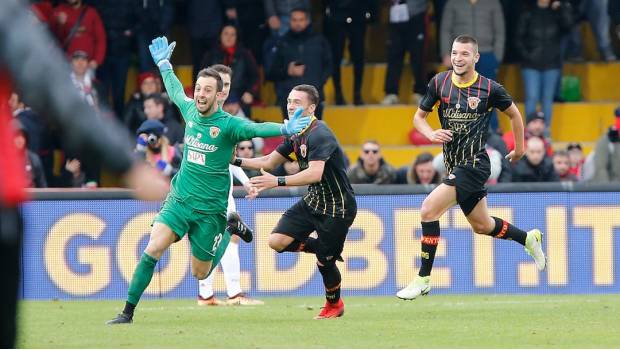 El portero marcó el gol del empate ante el Milan