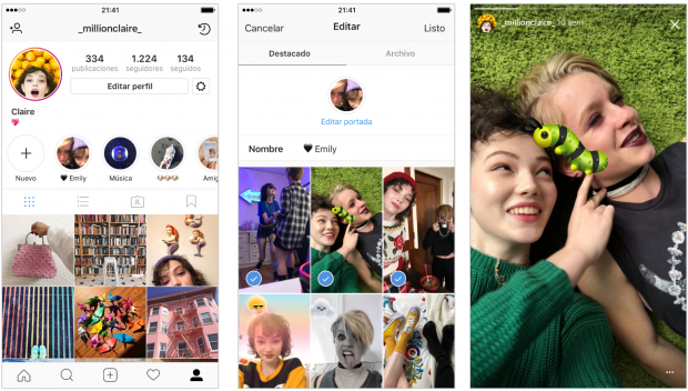 Usuarios de Instagram ya pueden descargar las historias Usuarios de Instagram ya pueden descargar las historias