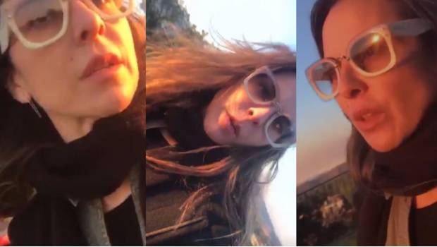 Por culpa de un fuerte incendio, Kate del Castillo abandona su casa en Los Ángeles (VIDEO). Noticias en tiempo real