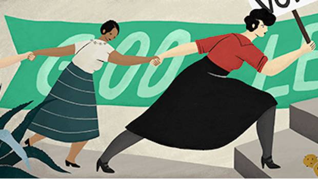 Google honra a la feminista Elvia Carrillo Puerto con un hermoso 'doodle'. Noticias en tiempo real