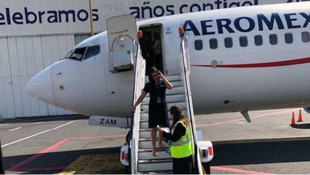 Retrasan vuelo de Aeroméxico en AICM para "esperar a tripulación". Noticias en tiempo real