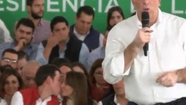 Precandidato del PRI en Jalisco comparte foto de beso durante evento de Meade. Noticias en tiempo real