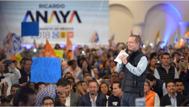 Meade es el candidato de la mediocridad: Ricardo Anaya. Noticias en tiempo real