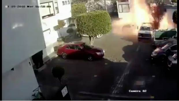 Explota tanque de gas por presunta negligencia en Álvaro Obregón (VIDEO). Noticias en tiempo real