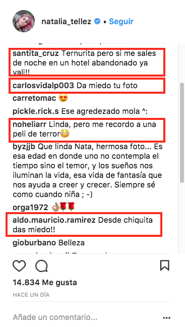 Foto de la infancia de Natalia Téllez en vez de ternura ¡da miedo! La llaman 'niña de terror'