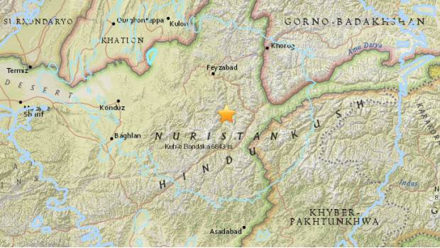 Sismo de magnitud 6.1 en Afganistán. Noticias en tiempo real