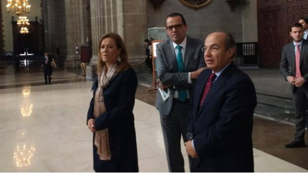 Asisten Zavala y Calderón a toma de posesión de Arzobispo Primado. Noticias en tiempo real