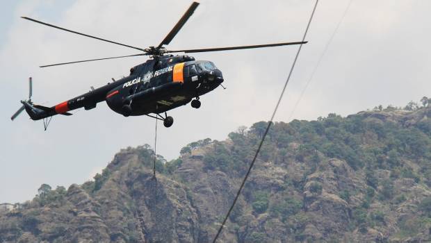 Cae helicóptero de la Policía Federal en Jalisco. Noticias en tiempo real