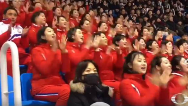Porristas de Corea del Norte “roban cámara” en Juegos Olímpicos de Invierno. Noticias en tiempo real