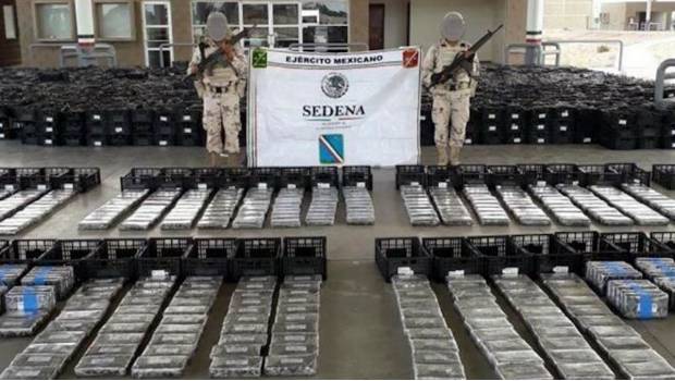 Militares incautan más de 800 kilos de cocaína escondida entre aguacates en Sonora. Noticias en tiempo real