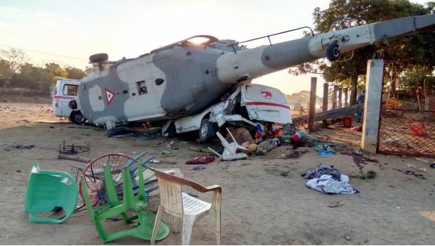 Helicóptero militar accidentado en Oaxaca no improvisó: Segob. Noticias en tiempo real