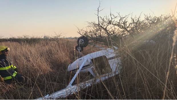Se desploma avioneta en Morelia