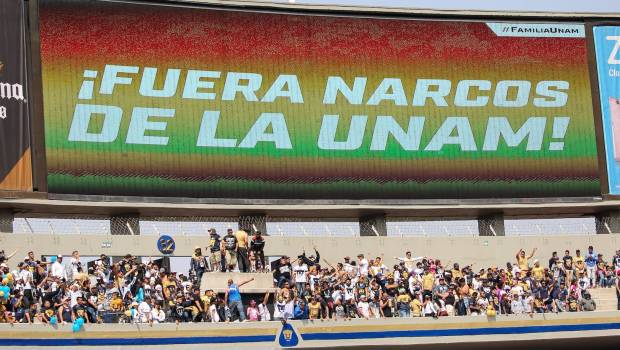 Rectoría de la UNAM se deslinda de mensaje en partido Pumas-Chivas. Noticias en tiempo real