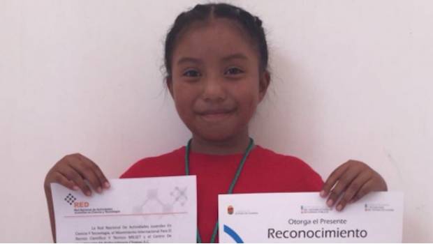 Niña de 8 años obtiene Premio de Ciencia Nuclear de la UNAM. Noticias en tiempo real