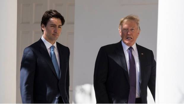 Charlan Trump y Trudeau sobre TLCAN y aranceles. Noticias en tiempo real