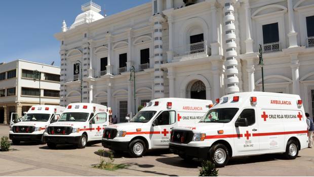 Entrega gobierno de Sonora cuatro ambulancias a la Cruz Roja. Noticias en tiempo real