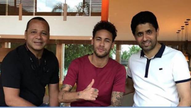 Presidente del PSG visita a Neymar en Brasil. Noticias en tiempo real