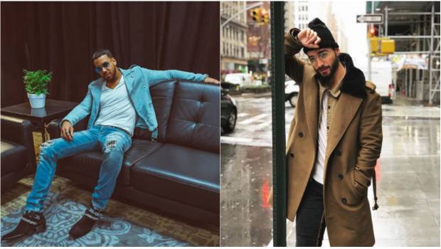 Maluma y Romeo Santos se besan con dos mujeres en pleno escenario Maluma y Romeo Santos se besan con dos mujeres en pleno escenario