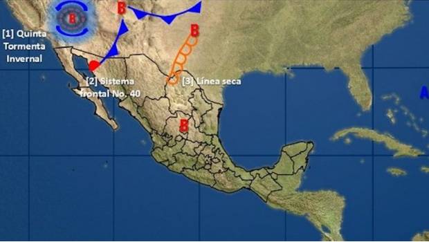 SMN pronostica nevadas y temperaturas de hasta 45 grados en el país