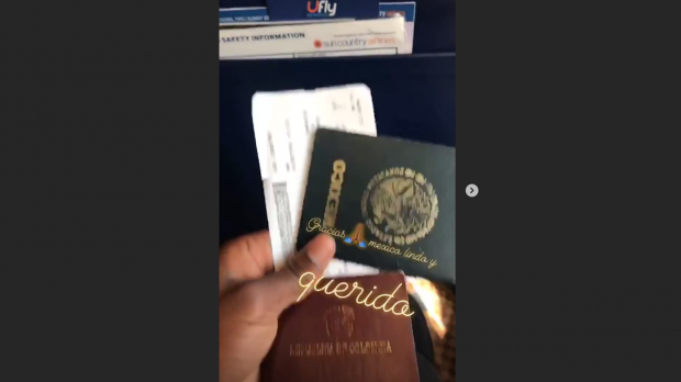 #FOTO Darwin Quintero manda mensaje de agradecimiento a México