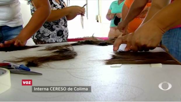 Pacientes con cáncer reciben pelucas elaboradas por internas del Cereso de Colima. Noticias en tiempo real