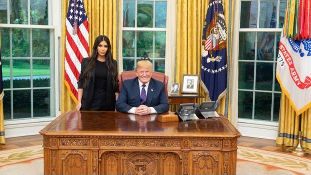 ¿Qué hacía Kim Kardashian con Donald Trump en la Casa Blanca?