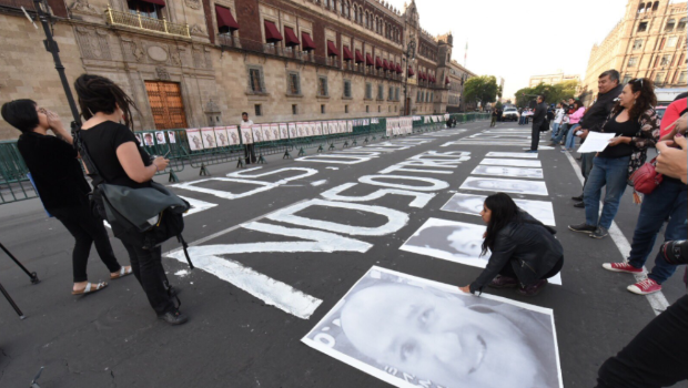 Protestan frente a Palacio Nacional por asesinato de periodistas. Noticias en tiempo real