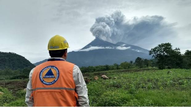 Gobierno de Chiapas descarta afectaciones en el estado por erupción de volcán en Guatemala. Noticias en tiempo real