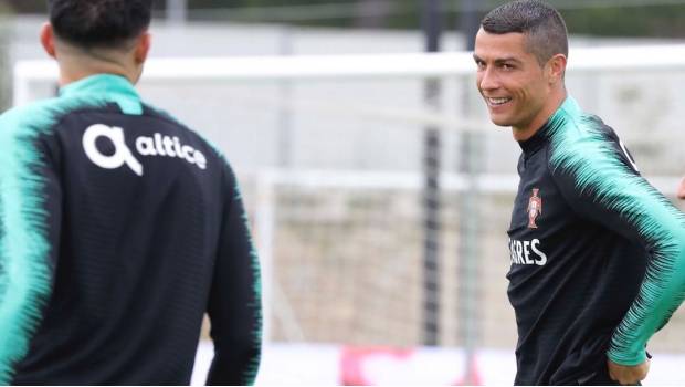 CR7 CR7 ya reportó con la Selección de Portugal