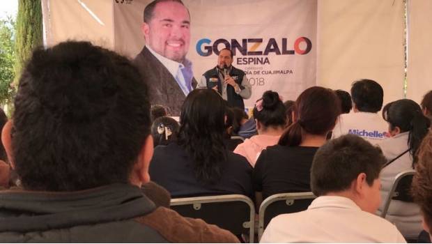 Promete Gonzalo Espina combatir el feminicidio en Cuajimalpa. Noticias en tiempo real