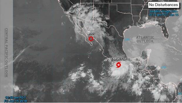 Se forma tormenta tropical 'Carlota' en Pacífico. Noticias en tiempo real