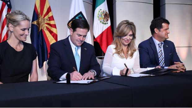 Consolidan Sonora y Arizona acuerdos para desarrollo económico. Noticias en tiempo real