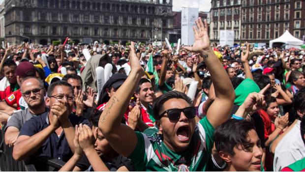 Celebran candidatos el triunfo de México ante Corea del Sur. Noticias en tiempo real