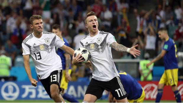 Reus le da esperanza a Alemania tras marcar el gol del empate ante Suecia (VIDEO). Noticias en tiempo real