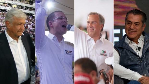 Cierran López Obrador, Anaya, Meade y 'Bronco' campaña. Noticias en tiempo real
