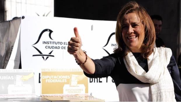 Felicita Zavala a mexicanos por "entusiasta participación" en jornada electoral. Noticias en tiempo real