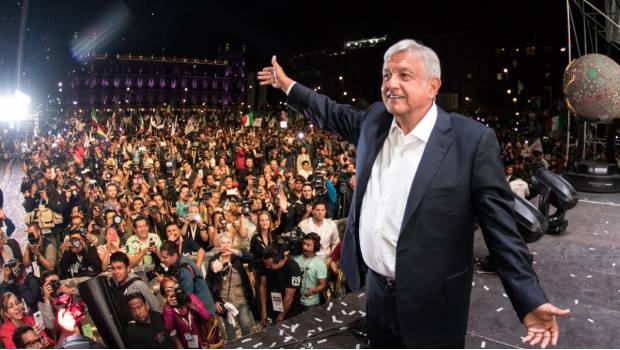 Felicita Manuel Velasco a López Obrador tras triunfo. Noticias en tiempo real