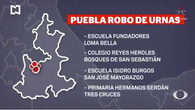 Violencia se hizo presente en jornada electoral en Puebla. Noticias en tiempo real