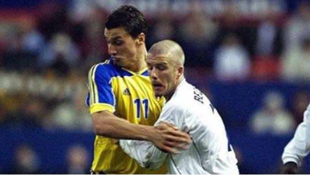La exquisita apuesta entre Zlatan y Beckham para el Suecia vs Inglaterra. Noticias en tiempo real