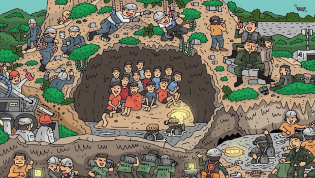 El rescate de niños atrapados en cueva de Tailandia en bellas imágenes. Noticias en tiempo real
