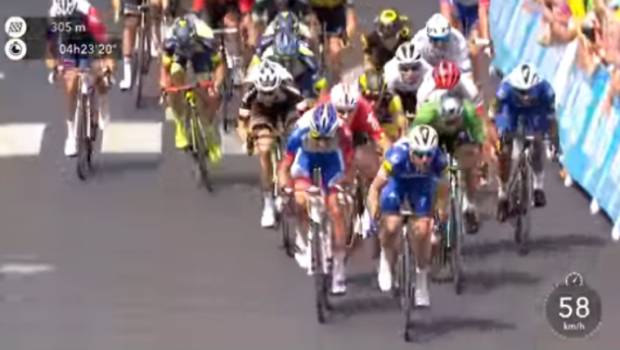 Sancionan al ciclista colombiano Fernando Gaviria por cabezazo en Tour de Francia. Noticias en tiempo real